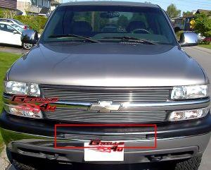 Решетка в передний бампер стальная для Chevy Tahoe 2000-2006  